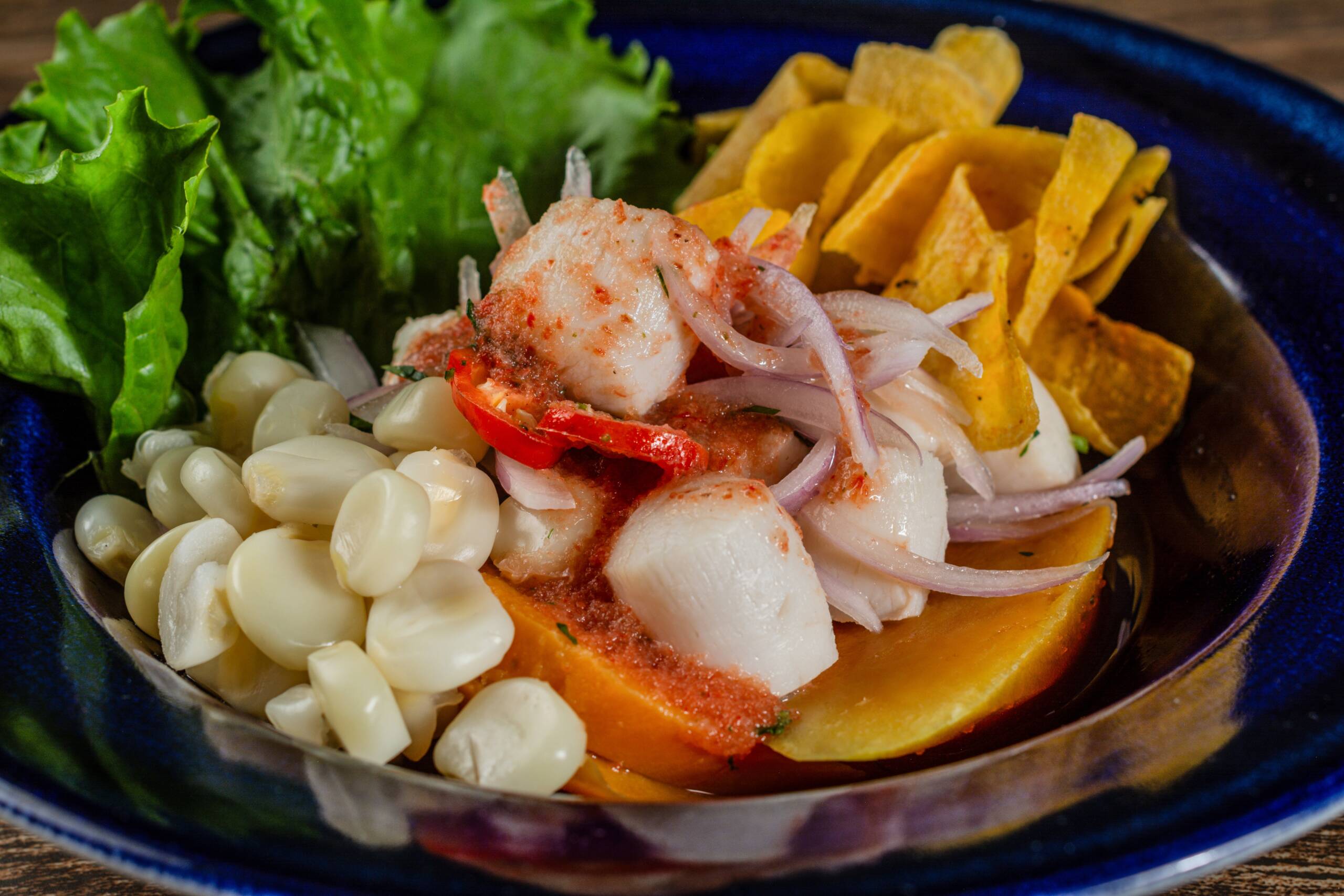 Ceviche De Conchas De Abanico La Ostrer A